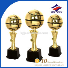 Classical round basketball metal trophy Chinese factory